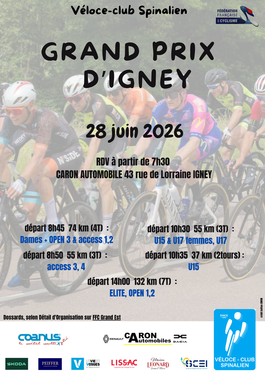 Grand prix d'Igney 2026